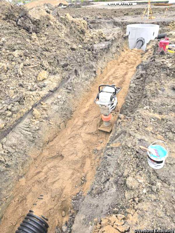 Sewer Placements for developments, residences, and businesses.