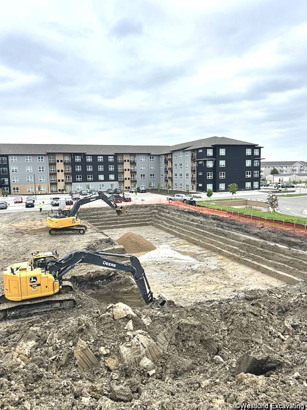 Commercial Property Excavation and development work.