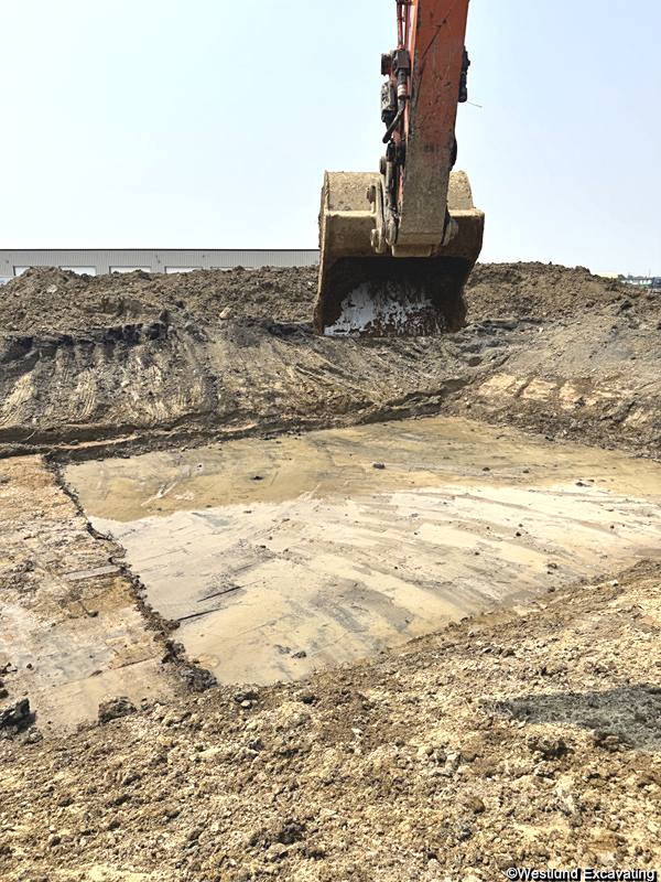 Site excavation for residential and commercial builds.