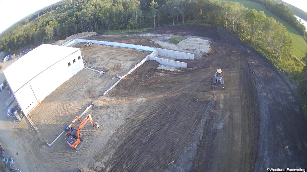 Excavation and site prep for agricultural buildings and warehouses