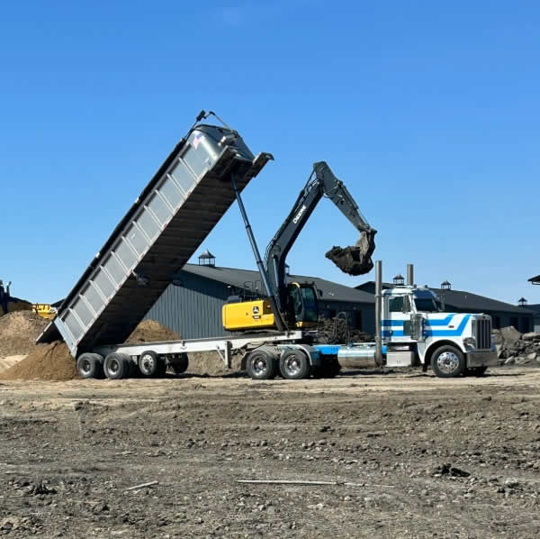 Sand and gravel delivery services for residential, commercial, agricultural, and municipal projects in MN and ND